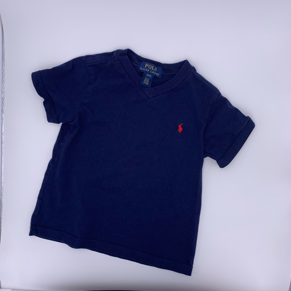 Boys Navy Polo Shirt 3